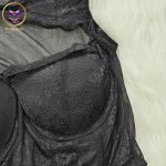Women Sexy Lace Mesh Bodysuit - Image 8