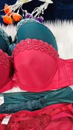 Premium Lace Embroidered Lingerie Set - Elegant Color - Image 8