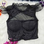 Women Sexy Lace Mesh Bodysuit - Image 2