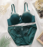 Premium Lace Embroidered Lingerie Set - Elegant Color - Image 7